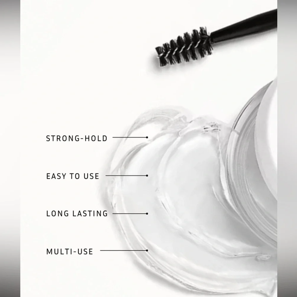 New LITHE BEAUTY UHD Brow Sculpt Clear Brow shaping wax with sculpting brush